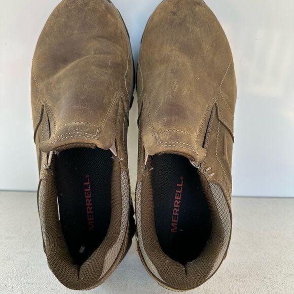 Merrell J91835 MOAB Adventure Moc Slip-On Shoes Men's Size 8M Dark Earth - Picture 5 of 8